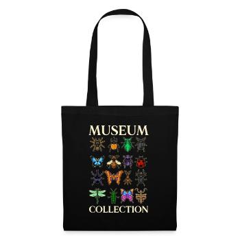 Collection du Musée des insectes et des papillons - Sac en tissu - noir - Devant