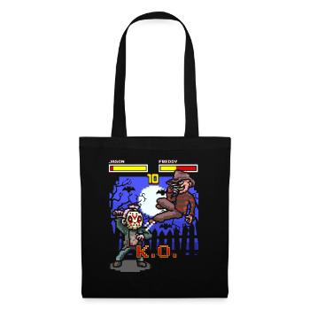 Halloween Gamer Arcade Fight Jason Freddy - Tote Bag - black - Front