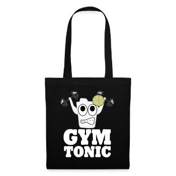 Bodybuilder Gym Tonic Fitness Strongman - Sac en tissu - noir - Devant