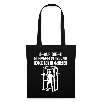 Bodybuilder Strongman Gym Bodybuilding - Stoffbeutel - Schwarz - Vorne