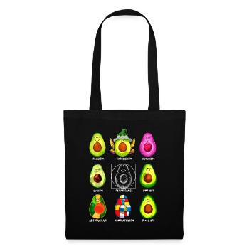 Art History Kawaii Avocados - Tote Bag - black - Front
