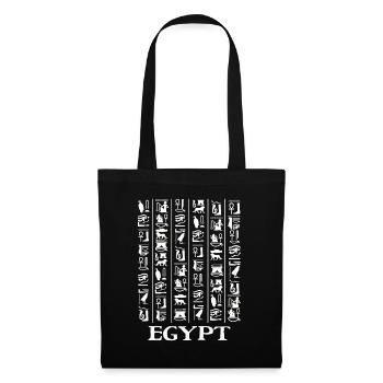 Hieroglyphics Pyramids Ancient Egypt - Tote Bag - black - Front