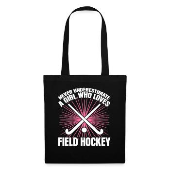 Field hockey players - Tote Bag - black - Front