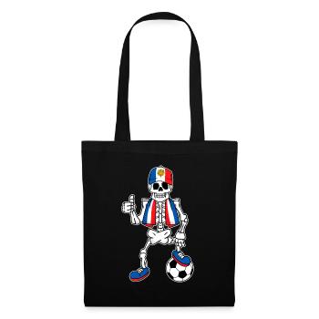 Skeleton France Amateur Football - Tote Bag - black - Front