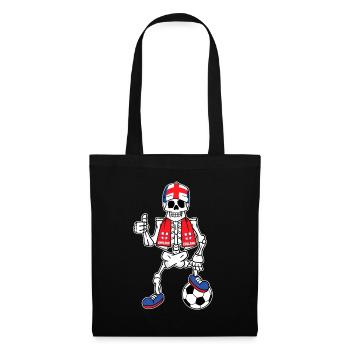 Skeleton England Amateur Football - Tote Bag - black - Front