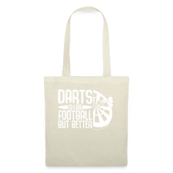 Darts Dartboard Dart - Stoffbeutel - Natur - Vorne