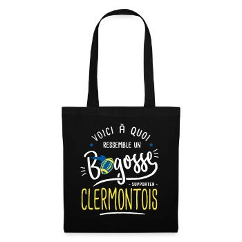rugby clermont bogosse supporter clermontois - Sac en tissu - noir - Devant