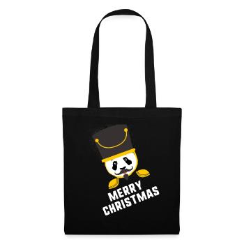 Panda,Nutcracker,Santa Claus, Santa Claus - Tote Bag - black - Front