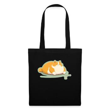 Big Cat Kitten Cute Cat Sleep Tired - Tote Bag - black - Front