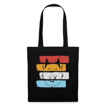 White Shepherd Shepherd Dogs - Tote Bag - black - Front
