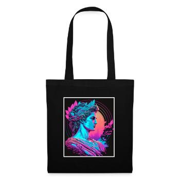 Vaporwave Greek mythology God Neon Olympus - Tote Bag - black - Front