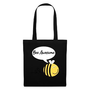 Abeille Abeilles Géniales Abeilles Abeilles - Sac en tissu - noir - Devant