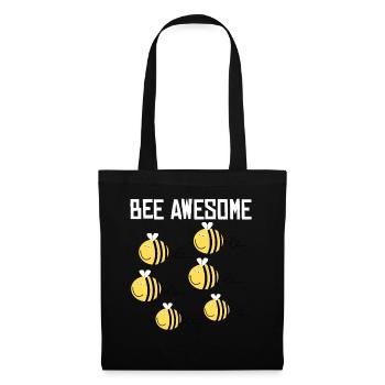Abeilles Abeilles Géniales Abeilles Abeilles - Sac en tissu - noir - Devant