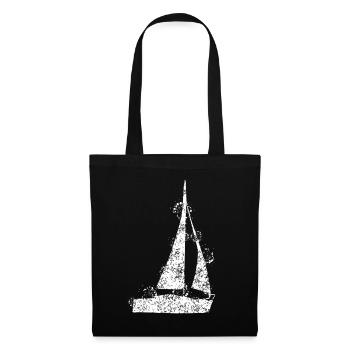 Sailing Sailboat - Tote Bag - black - Front