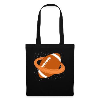 American Football Rugby Ball Rugby - Tote Bag - black - Front