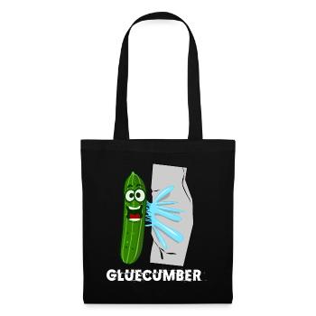 Cucumber with glue Gluecumber cucumbers - Tote Bag - black - Front