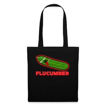 Kranke Gurke Flucumber Gurken - Stoffbeutel - Schwarz - Vorne