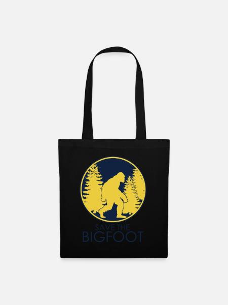 Bigfoot Sasquatch - Stoffbeutel - Schwarz