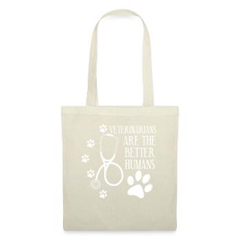 Tierarzt Veterinär Tierarztpraxis - Stoffbeutel - Natur - Vorne
