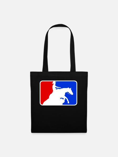 Reining Riding Rider Western Riding - Sac en tissu - noir