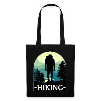 Hikers design hiking - Tote Bag - black - Front