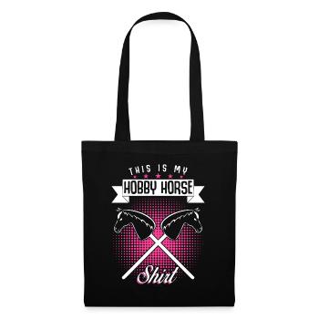 Hobby Equitation Hobby Horsing - Sac en tissu - noir - Devant