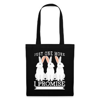 Rabbit Rabbit Rabbit Rabbit - Tote Bag - black - Front