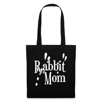 Rabbit Mama Rabbit Rabbit Paw Rabbit - Tote Bag - black - Front