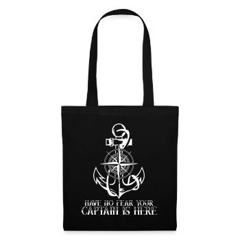 Club de voile Capitaine Sailor - Sac en tissu - noir - Devant