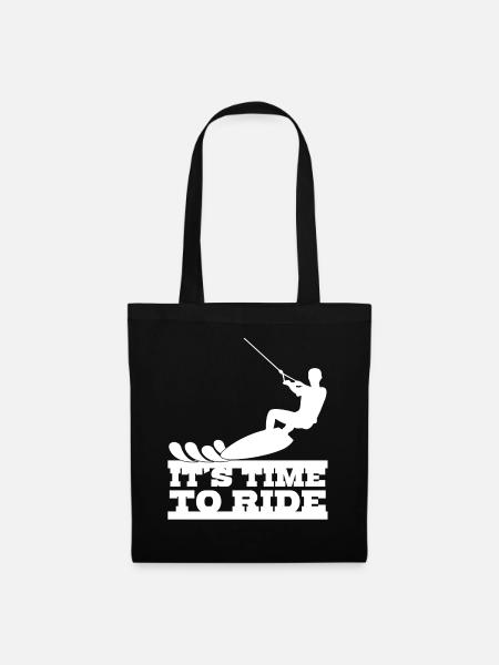 Wakeboard Wakeboarding Wakeboarder - Stoffbeutel - Schwarz