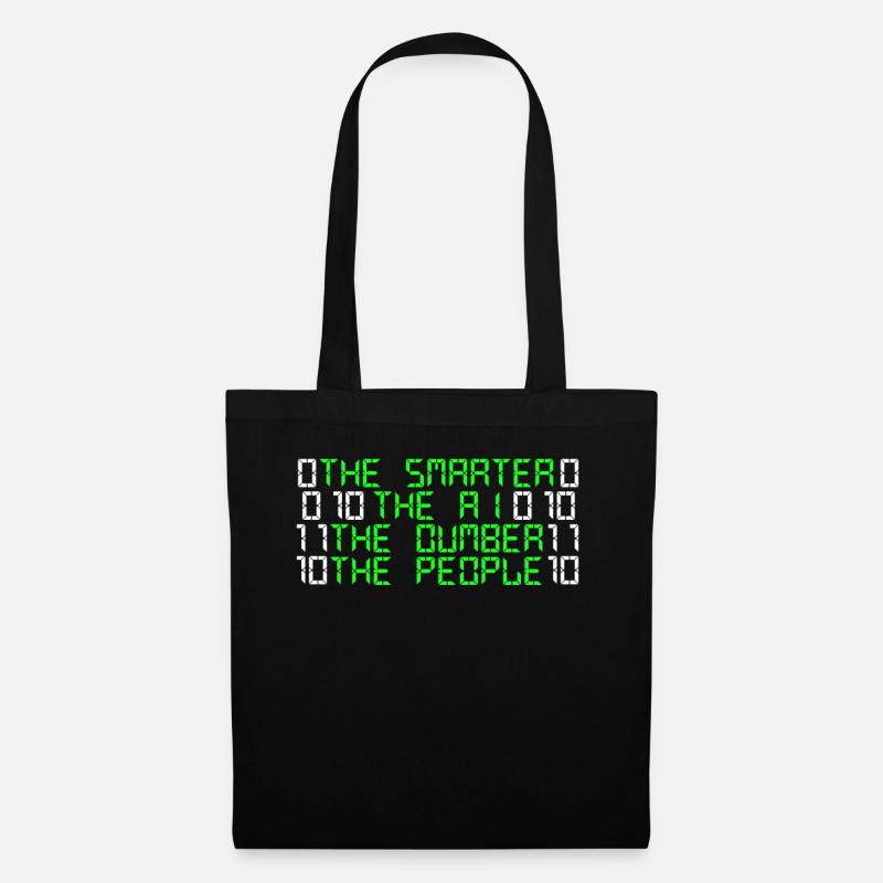 Programmeur d’intelligence artificielle administrateur - Sac en tissu - noir