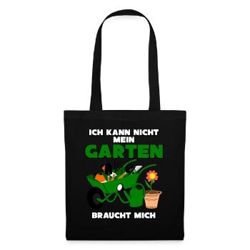 Galabauer Galabau Garten Gärtner - Stoffbeutel - Schwarz - Vorne