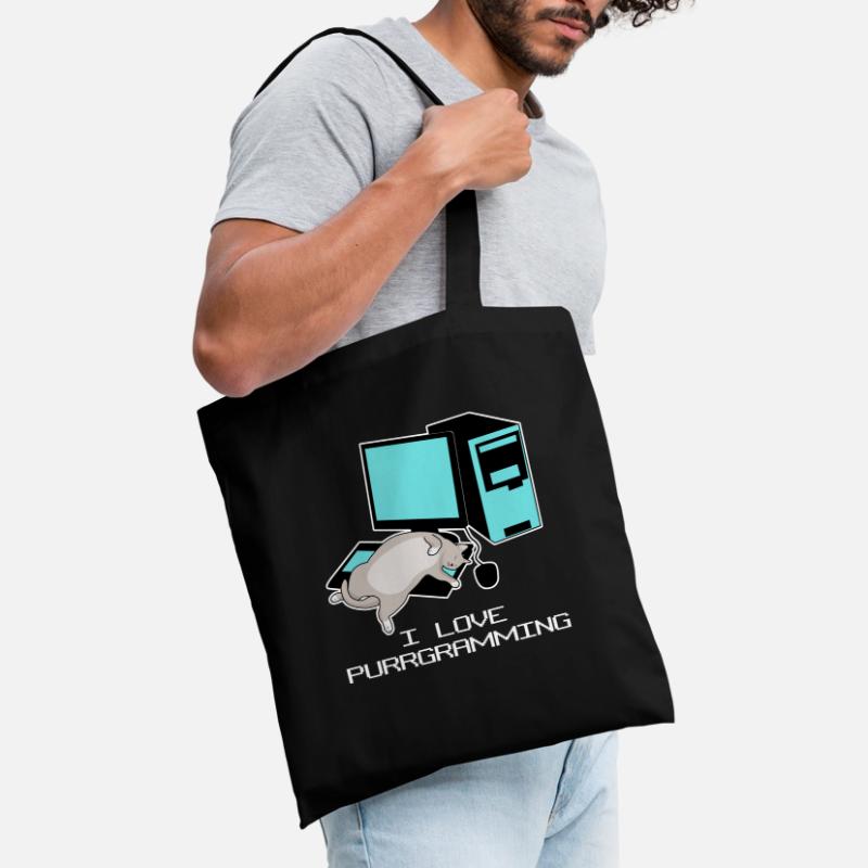 Programmer Admin Computer Cat Tote Bag