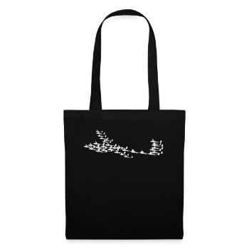 Planeur Avions Planeur - Sac en tissu - noir - Devant