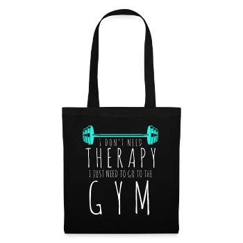 Fitness Sport Gym Entraînement Musculation - Sac en tissu - noir - Devant