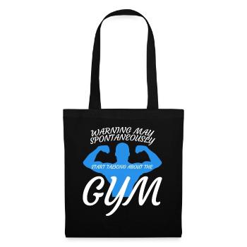 Gym Workout Musculation Fitness Sport - Sac en tissu - noir - Devant