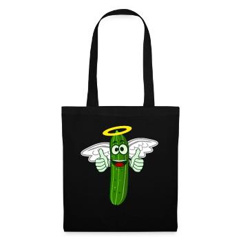 Cucumber Angel Cucumbers - Tote Bag - black - Front