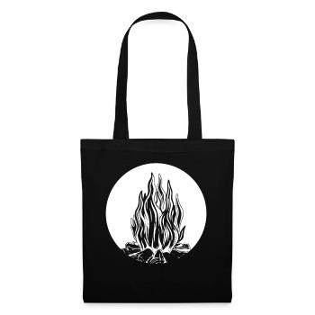 Campfire Fire Fire Pit - Tote Bag - black - Front