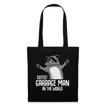 raton laveur éboueur manquins laveurs - Sac en tissu - noir - Devant