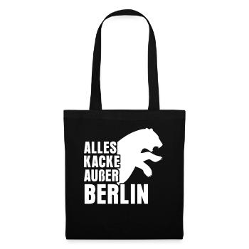 Berlin Spandau Berliner - Stoffbeutel - Schwarz - Vorne