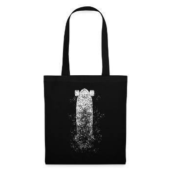Longboard Longboarding Rain Longboarder - Sac en tissu - noir - Devant