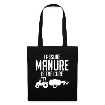 Farmer manure drive farmer farmers - Tote Bag - black - Front