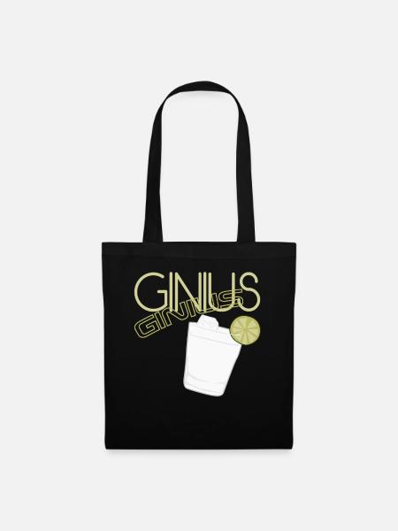 Gin - Stoffbeutel - Schwarz