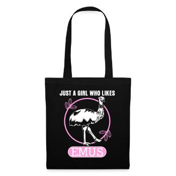 Emu Girl Emus - Tote Bag - black - Front