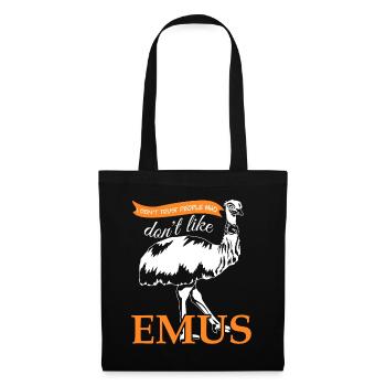 Emus Saying Emu - Tote Bag - black - Front