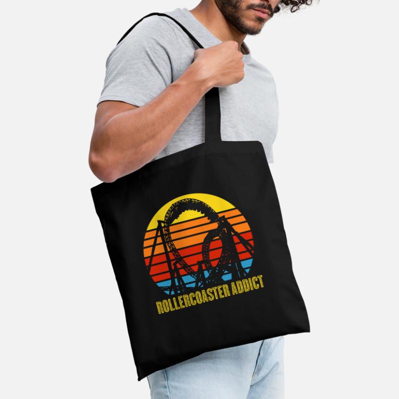 Roller Coaster Roller Coasters Rollercoaster Tote Bag