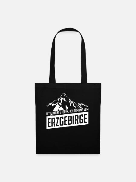Erzgebirge sächsische schweiz - Stoffbeutel - Schwarz