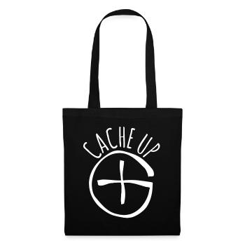 Chasse au trésor Géocacheur Chache Geocache - Sac en tissu - noir - Devant