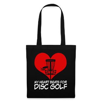 Disc golf Discgolf Spruch Frisbee - Tote Bag - black - Front