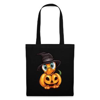 Vintage Duck Pumpkin Lazy Halloween Party Costume - Sac en tissu - noir - Devant